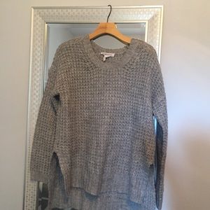 BCBGENERATION Women’s Grey Knit Longline Sweater